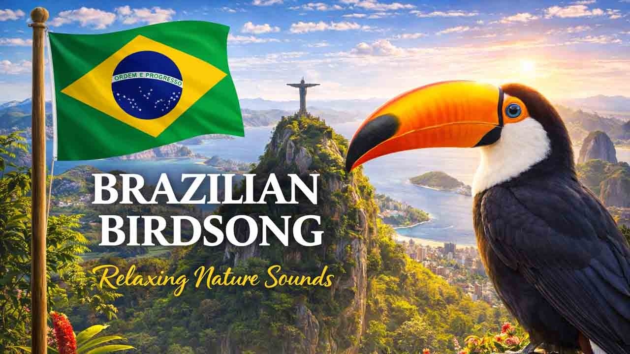 🇧🇷 Top 200 Bird Sounds from Brazil 🦜 Amazon Rainforest Audio for Sleep & Relaxation | 4K ASMR