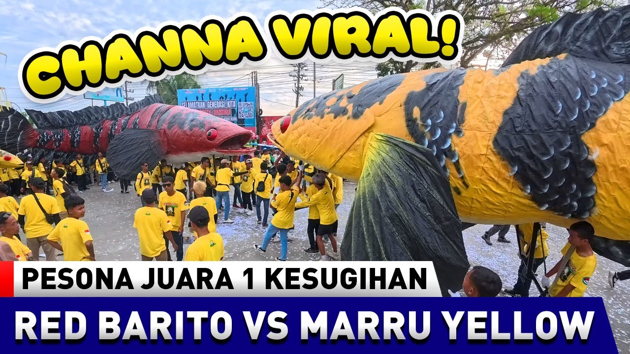 Ikan Channa Raksasa Ngamuk Di Jalanan | JUARA 1 Karnaval Kesugihan Cilacap 2025