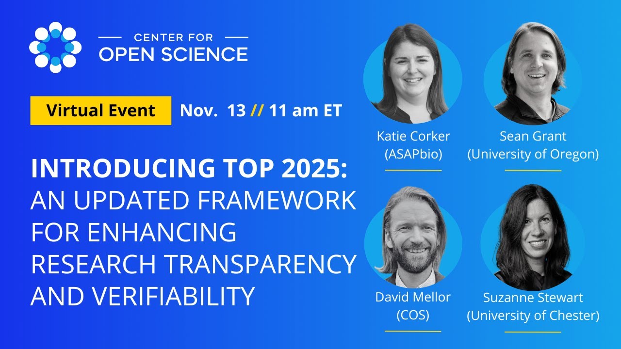 Introducing TOP 2025: An Updated Framework for Enhancing Research ...