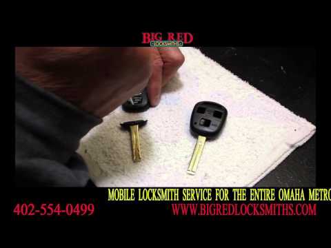 How to replace a Lexus car key shell and duplicate high security key