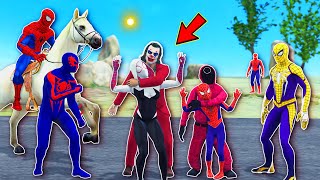 TEAM SPIDER-MAN VS Bad Guy Joker - SUPERHERO Challenge Rescue Kid Spider Man and Spider girl