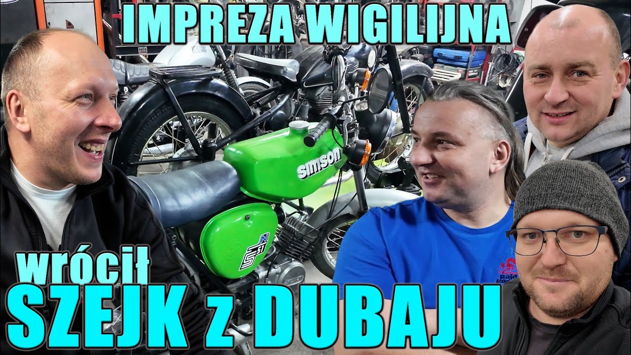 ANDRZEJ spóźnił się na firmową WIGILIĘ 🤯🤯 Odpalamy MZ ETZ 125 i AWTOWELO ☺️☺️ 