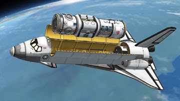 KSP: Building a Space Station with Shuttles!