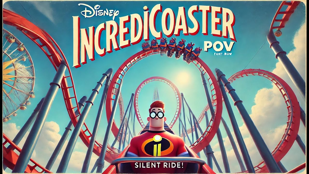 🎢 Incredicoaster POV: Silent Ride at Disney California Adventure! 🌟 (2024-11-15)