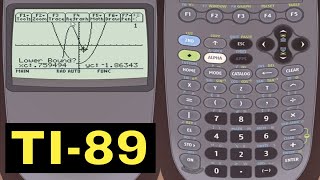 TI-89 Calculator - 30 - Finding Max and Min of a Function in Graph Mode
