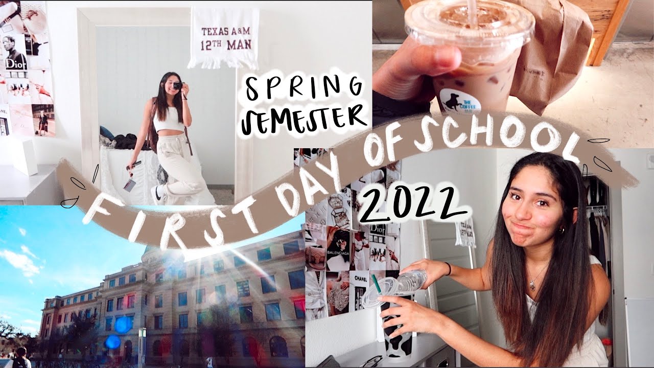 FIRST DAY OF SCHOOL VLOG (@ Texas A&M University)