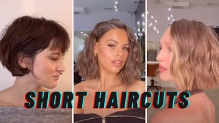Short Choppy Bob Haircuts | Layered Bob With Bangs | Hairstyles for Short Hair