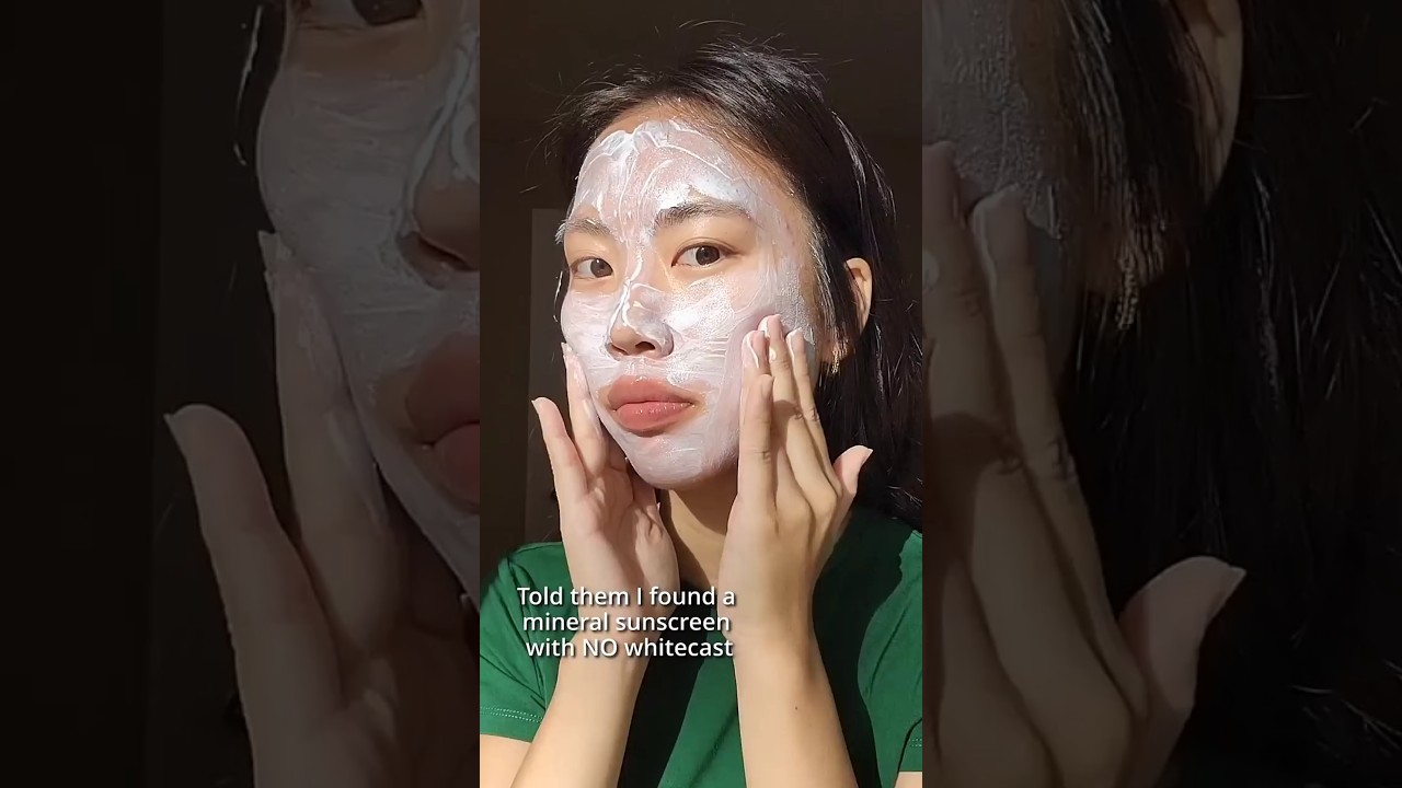 I had my doubts 🫣 axis-y no white cast mineral sunscreen | 