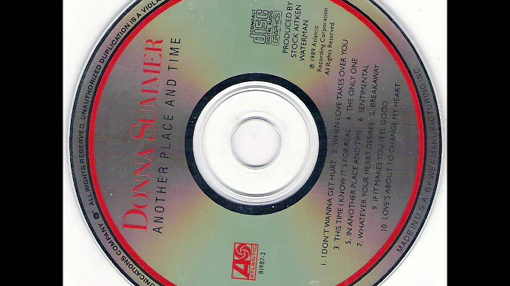 Donna Summer - I Don't Wanna Get Hurt (Original)