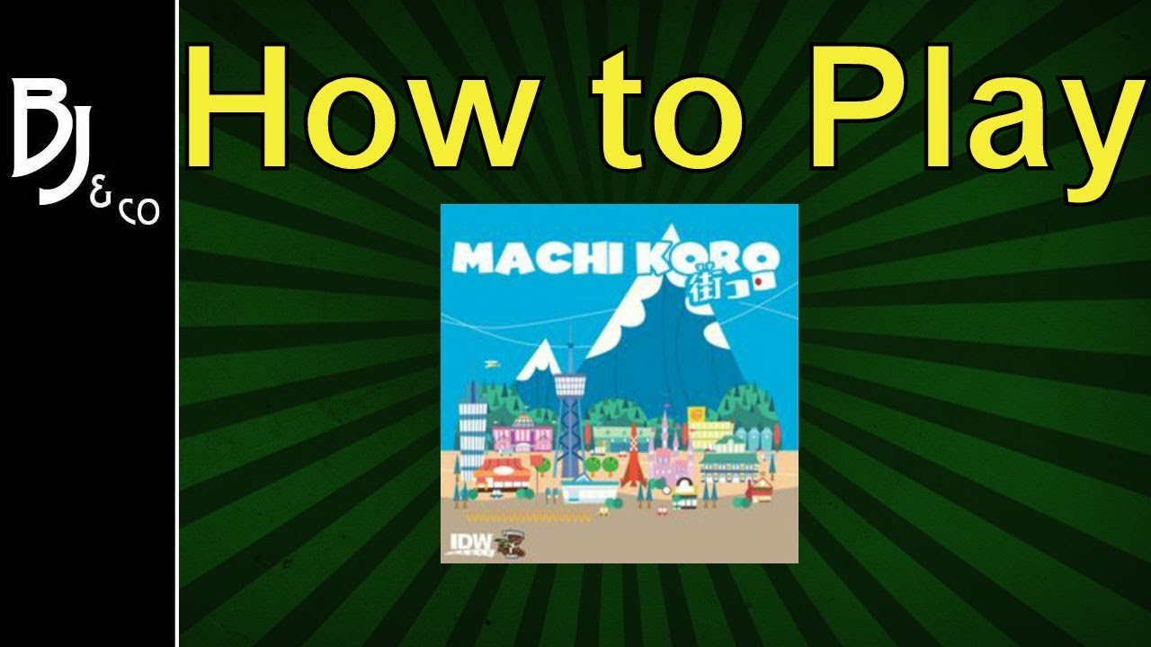 How To Play Machi Koro Rules Walkthrough YouTube