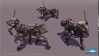 Heroes of the Storm - DERPA mount walk animation