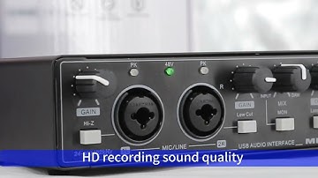 MD22 USB 3.0 Sound Card with Monitoring Live Recording