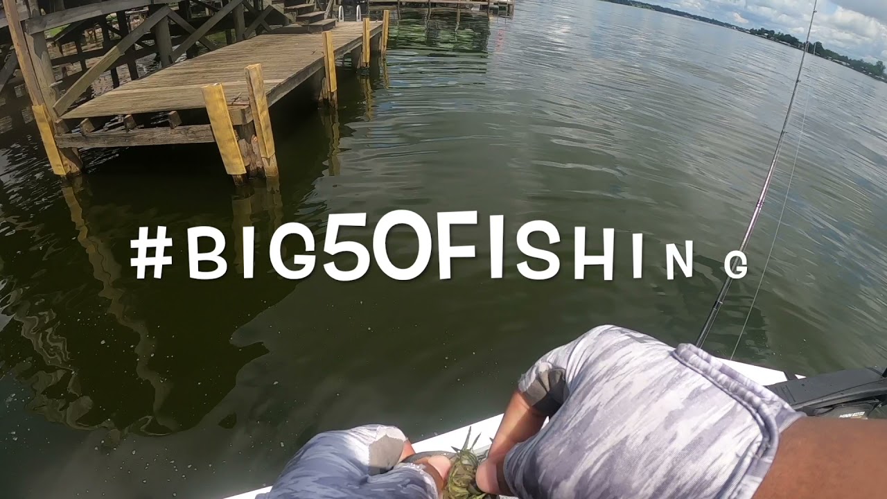 South Louisiana Bass Fishing (False River) Flipping Docks