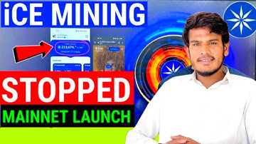 ICE network mining | ICE mining ⛏️| ICE mining app | ICE mining stopped | HOW to use ice mining app
