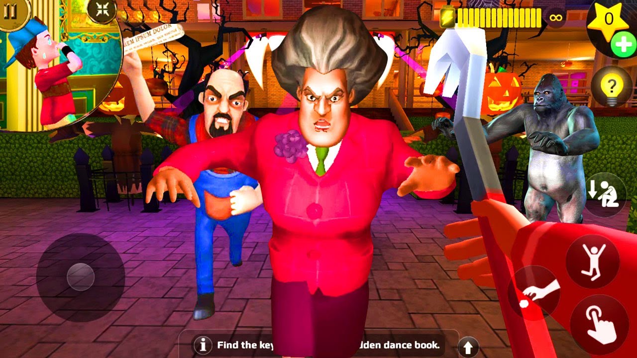 Scary Teacher 3D New Halloween Update New Levels (Android, iOS) YouTube