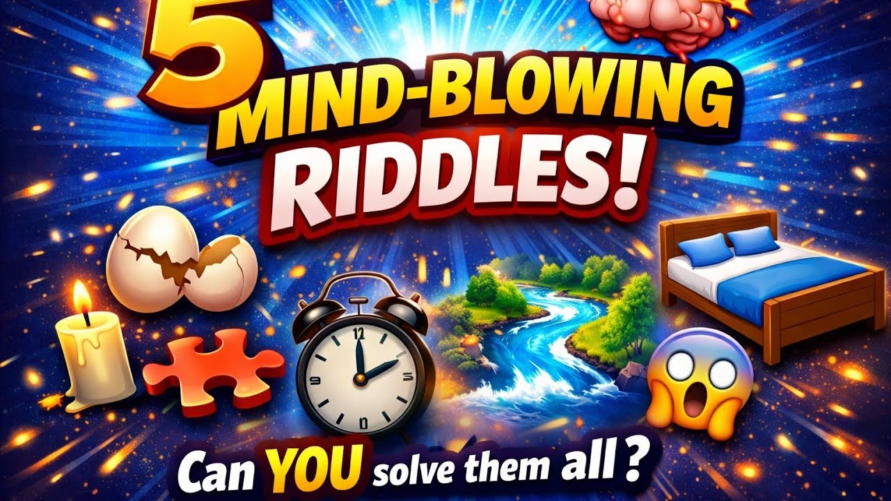 5 умопомрачительных загадок для проверки вашего мозга – Длинный видеочеллендж 🧠