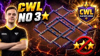 Best Th18 Cwl War Base 2026 No One Can 3 Star Copy Link