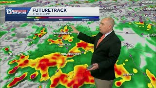 Tracking Arthur: Tropical storm moves inland, brings flooding, severe storms to Alabama Thursday