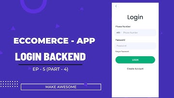 Ep - 5 (Part - 4) Login Backend in Eccomerce app