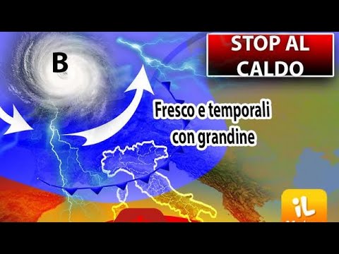 METEO- LA FINE DELL’ONDATA DI CALDO ROVENTE IN ITALIA!!!⛈️❄️