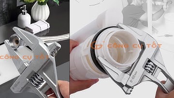 Cờ lê sửa chữa thiết bị phòng tắm - Tay ngắn độ mở lớn
