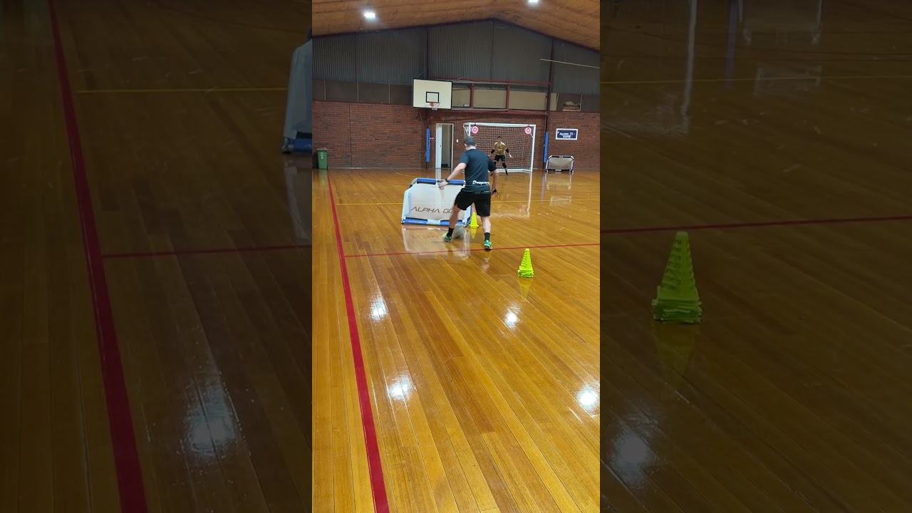 The Falcao futsal cutting and shooting technique