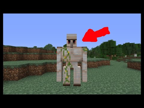 Как легко создать голема в Minecraft!