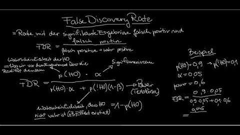 False Discovery Rate