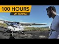 My first 100 hours of flying!
