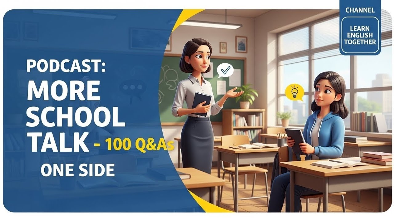 Podcast: More School Talk – 100 English Questions & Answers
