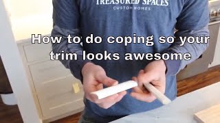 Handyman Secrets - How To Do Coping So Your Trim Looks Clean & Awesome Handyman Secrets - How To Do Coping So Your Trim Looks Clean & Awesome