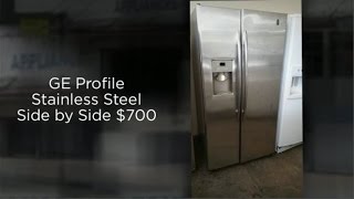 GE Profile Stainless Steel Side by Side Refrigerator for Sale $700 - Tampa