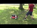 Gas Lawn Mower Destruction