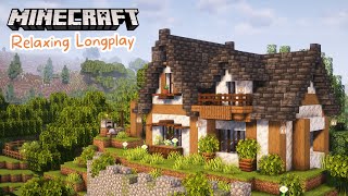 Minecraft Longplay | Building a Cozy Cottage (no commentary)