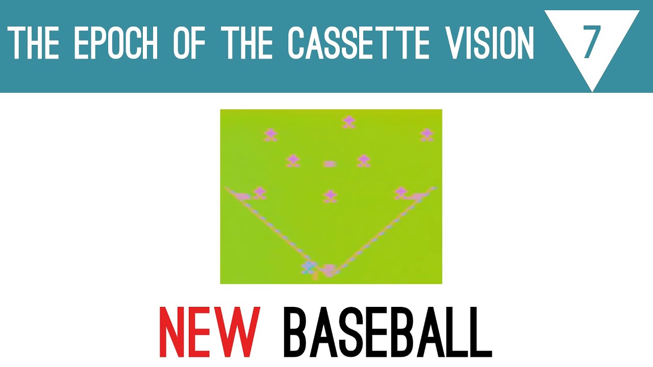 The Epoch of the Cassette Vision 7 - New Baseball - YouTube