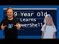 My 9 Year Old Learns How to Program With PowerShell