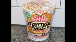 NISSIN LIMITED EDITION Cup Noodles Everything Bagel with Cream Cheese Ramen Noodles by Lunchtime Review 1,657 views 2 weeks ago 6 minutes, 59 seconds