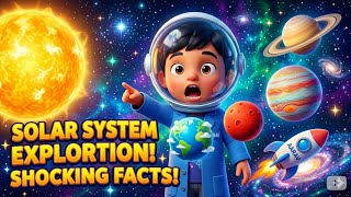 🚀 बच्चों की अंतरिक्ष यात्रा | Solar System के 8 Planets सीखें 🌎 | Kids Educational Video