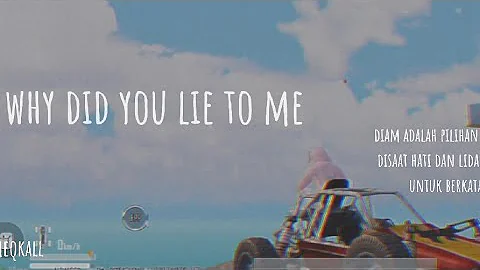 WHY DID YOU LIE TO ME LYRICS VERSION PUBG MOBILE