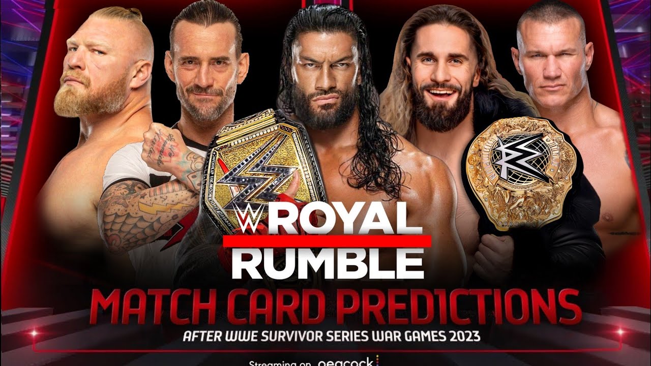 WWE Royal Rumble 2024 Match Card Predictions | WWE Royal Rumble 2024 | Royal Rumble 2024 |