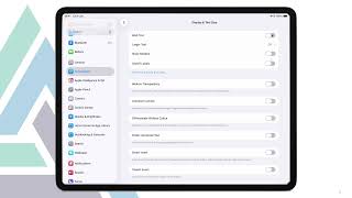 Accessibility - Visual Support with  Bold Text, Large Text, Reduced Transparency & Increase Contrast screenshot 3