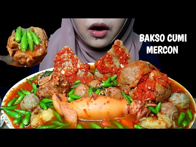 PEDAS MENYIKSA..‼️BAKSO CUMI MERCON..