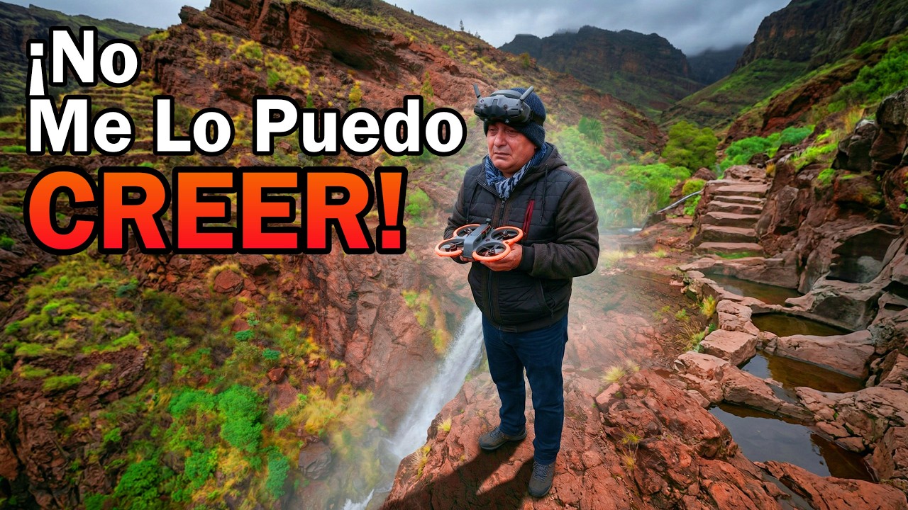 🆘 VOY A GRABAR CASCADAS Y ME PASA ESTO CON EL AVATA 2 😱 No Me Lo Puedo Creer