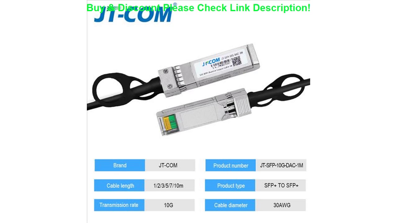 Best Brand New 10Gb SFP+ DAC Cable Passive Direct Attach Copper SFP Cable 1M 2M 3M Compatible Cisco