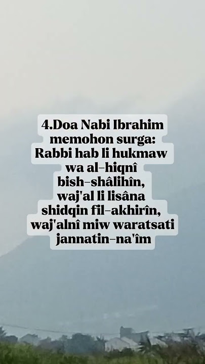 do'anabi ibrohim#do'amustajab#kumpulandoaseharihari #short