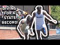 A dive at the line determines georgia 7a boys 400m state champion and new state recordholder