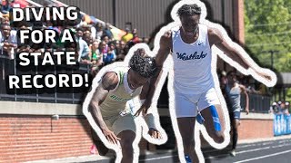 A DIVE At The Line Determines Georgia 7A Boys 400m State Champion And New State Record-Holder!
