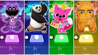 CatNap 🆚 Kung Fu Panda 🆚 Pinkfong 🆚 Gegagedigedagedago. 🎶 Tiles Hop EDM Rush!