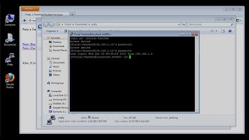 CentOS6 Downloading and running the Putty terminal emulator