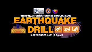 Nationwide Simultaneous Earthquake Drill 2025 | 3rd Quarter (Powerchina Philippines Corporation)